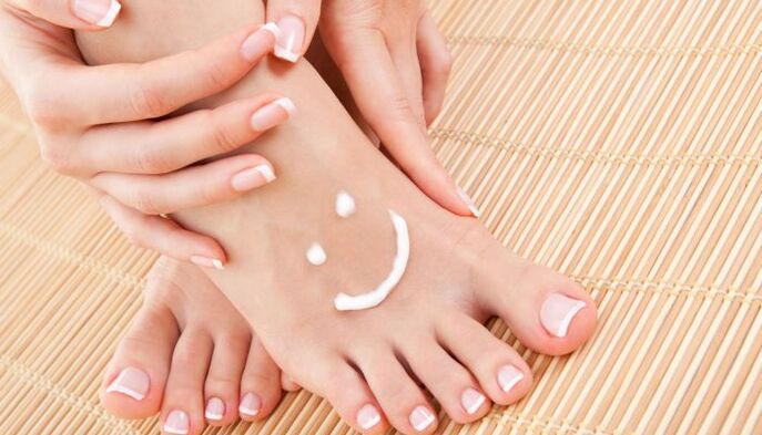 applying medicated creams